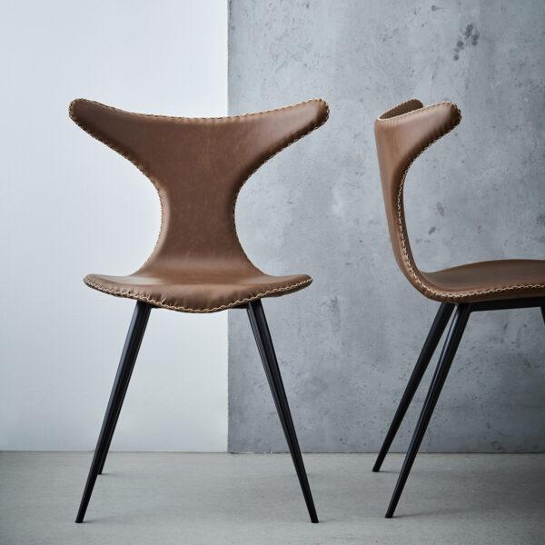 Oblazinjen jedilni stol Dolphin Brown II - Image 4