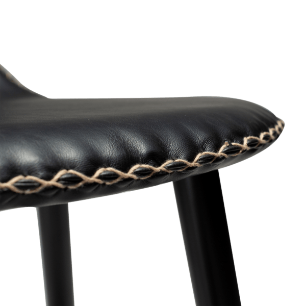 Oblazinjen barski stol Dolphin Black - Image 7