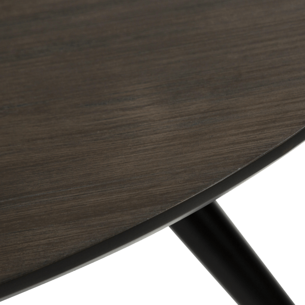 Lesena jedilna miza Eclipse Grey Round 120 - slika 5