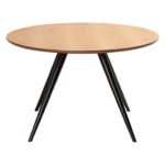 Lesena jedilna miza Eclipse Oak Round 120 5