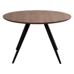 Lesena jedilna miza Eclipse Walnut Round 120 5