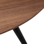 Lesena jedilna miza Eclipse Walnut Round 120 9