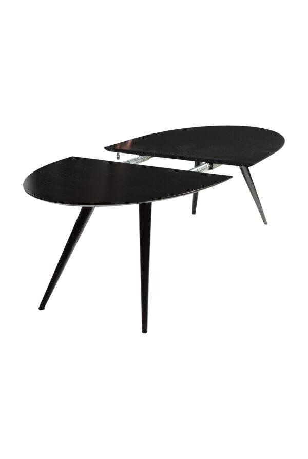 Lesena jedilna miza Eclipse Black Oval 200 - Image 4