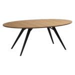 Lesena jedilna miza Eclipse Oak Oval 200 7