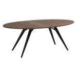 Lesena jedilna miza Eclipse Walnut Oval 200 11