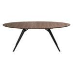 Lesena jedilna miza Eclipse Walnut Oval 200 13
