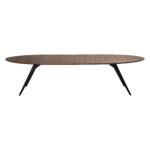 Lesena jedilna miza Eclipse Walnut Oval 200 5