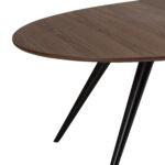 Lesena jedilna miza Eclipse Walnut Oval 200 9