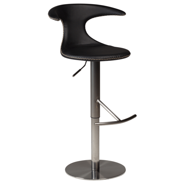 Oblazinjen barski stol Flair Gas Black - Image 2