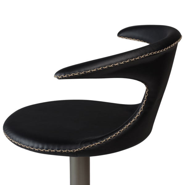 Oblazinjen barski stol Flair Gas Black - Image 4