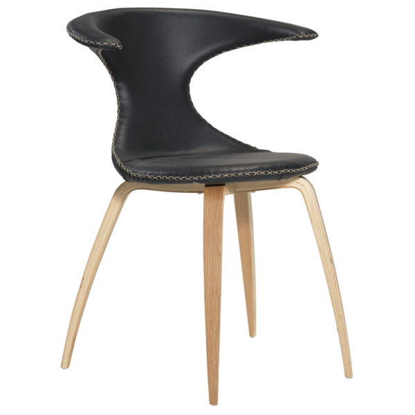Oblazinjen jedilni stol Flair Black Oak - Image 2
