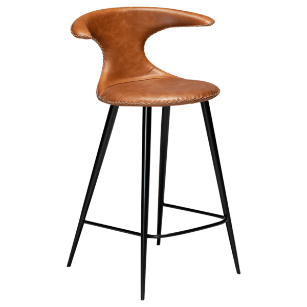 Oblazinjen barski stol Flair Leather Brown - Image 2