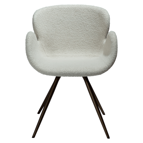 Oblazinjen jedilni stol Gaia White - Image 5