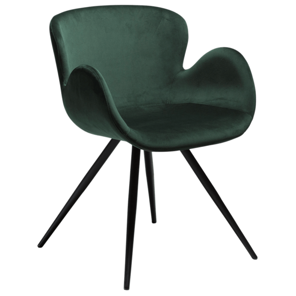 Oblazinjen jedilni stol Gaia Green Velvet - Image 2