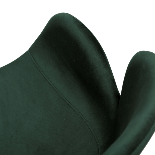 Oblazinjen jedilni stol Gaia Green Velvet - Image 7