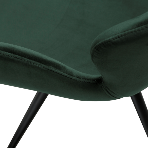 Oblazinjen jedilni stol Gaia Green Velvet - Image 8