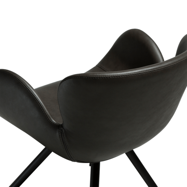 Oblazinjen jedilni stol Gaia Vintage Grey - Image 8