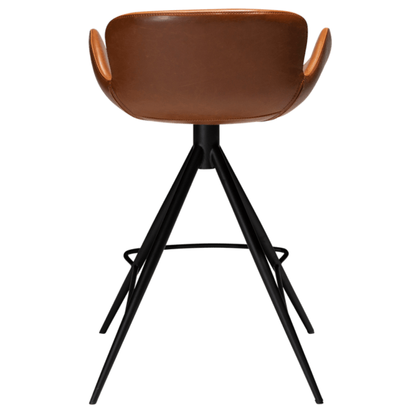 Oblazinjen barski stol Gaia Brown - Image 5