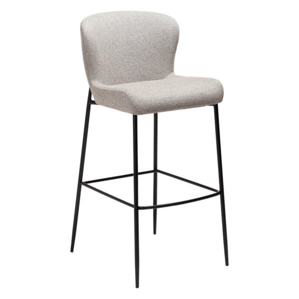 Oblazinjen barski stol Glam Brown - Image 3