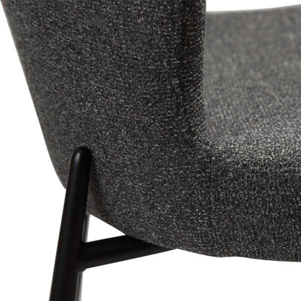 Oblazinjen barski stol Glam Grey - Image 5