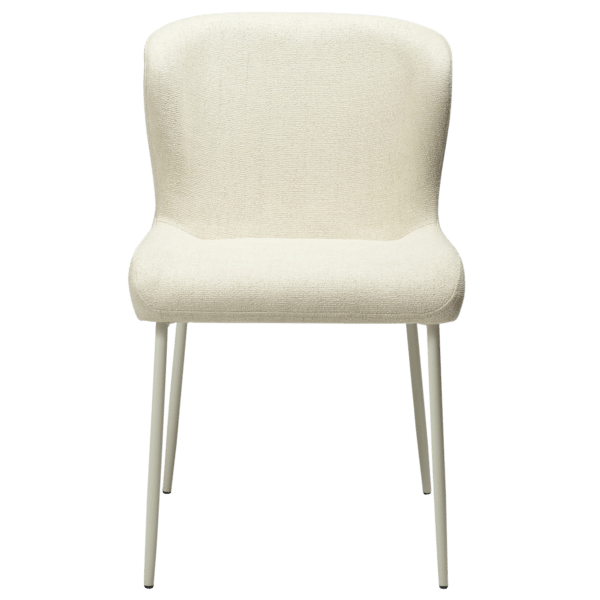 Oblazinjen jedilni stol Glam White - Image 3