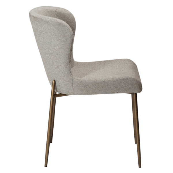 Oblazinjen jedilni stol Glam Brown - Image 4