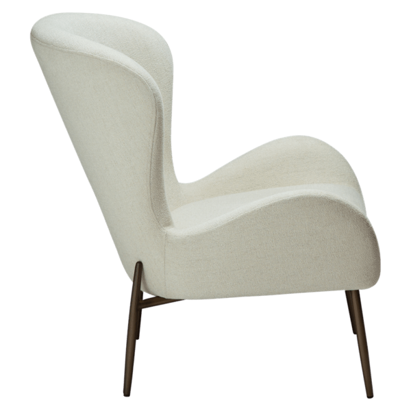 Oblazinjen fotelj Glam White - Image 6