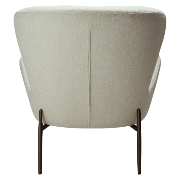Oblazinjen fotelj Glam White - Image 7
