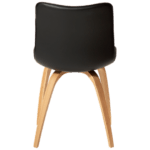 Oblazinjen jedilni stol Glee Black 7