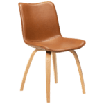 Oblazinjen jedilni stol Glee Brown 3
