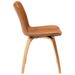 Oblazinjen jedilni stol Glee Brown 5