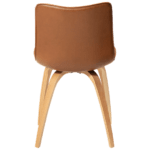 Oblazinjen jedilni stol Glee Brown 7