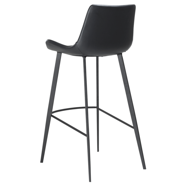 Oblazinjen barski stol Hype Black - Image 3