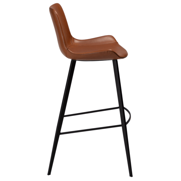 Oblazinjen barski stol Hype Brown - Image 4