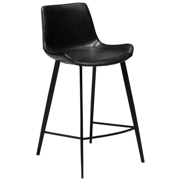 Oblazinjen barski stol Hype Vintage Black II - Image 2