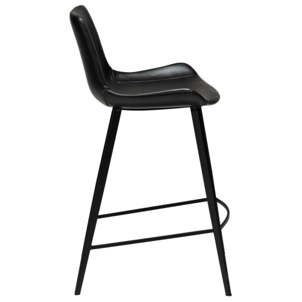 Oblazinjen barski stol Hype Vintage Black II - Image 4