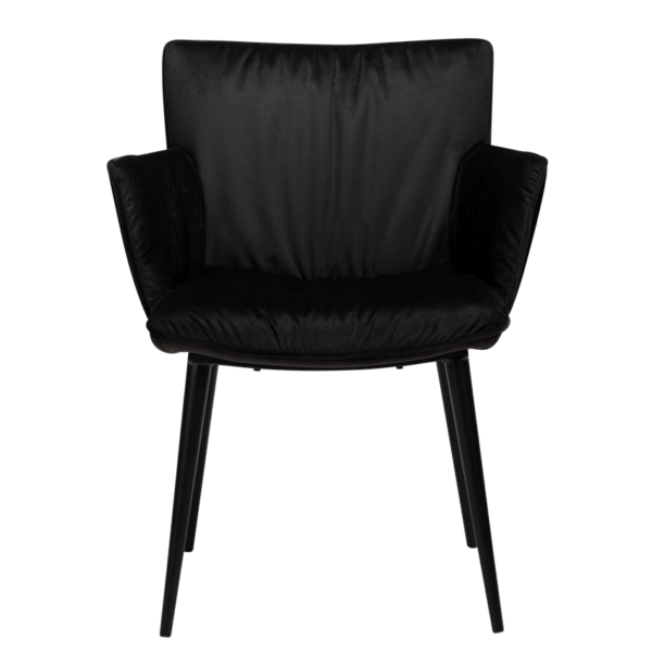 Oblazinjen jedilni stol Join Black Velvet - Image 3