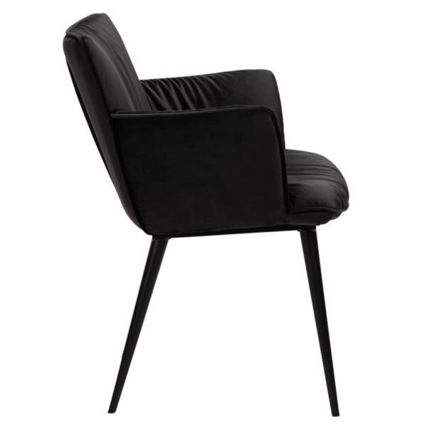 Oblazinjen jedilni stol Join Black Velvet - Image 4