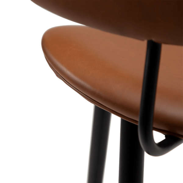 Oblazinjen barski stol Napoleon Brown II - Image 8