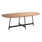 Lesena jedilna miza OOID Walnut Oval 220 3