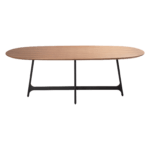 Lesena jedilna miza OOID Walnut Oval 220 5