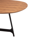 Lesena jedilna miza OOID Walnut Oval 220 7