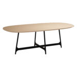 Lesena jedilna miza OOID Oak Oval 220 3