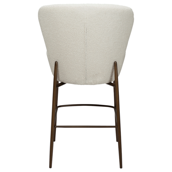 Oblazinjen barski stol Orbit Beige - Image 5