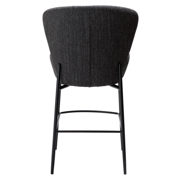Oblazinjen barski stol Orbit Black - Image 5