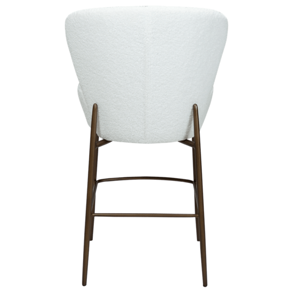 Oblazinjen barski stol Orbit Off White - Image 5