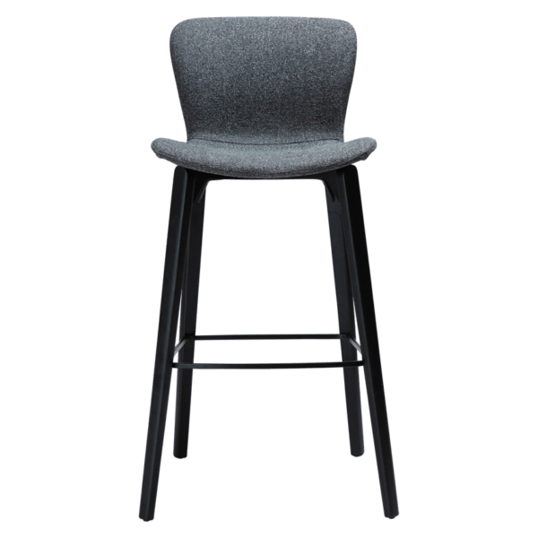 Oblazinjen barski stol Paragon Grey - Image 3