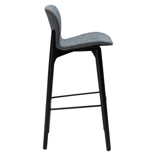 Oblazinjen barski stol Paragon Grey - Image 4