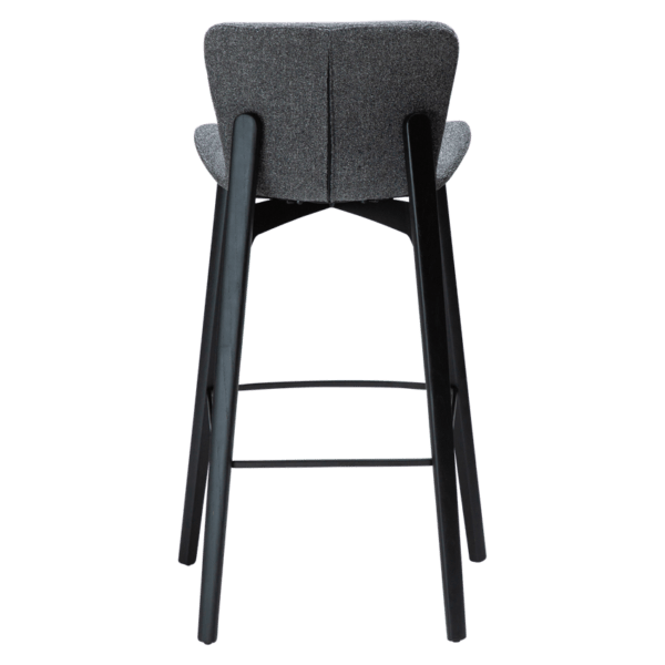 Oblazinjen barski stol Paragon Grey - Image 5