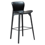 Oblazinjen barski stol Paragon Black II 5
